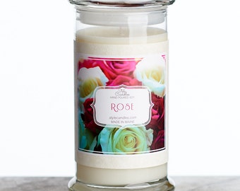 Rose Soy Ring Candle