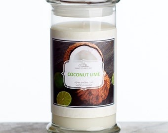 Coconut Lime Soy Ring Candle