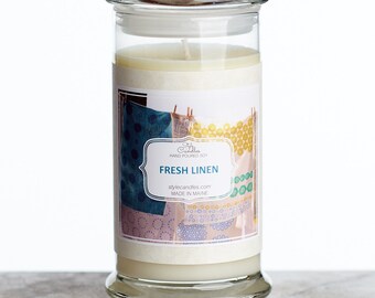 Fresh Linen Soy Ring Candle