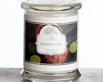 Coconut Lime Soy Candle
