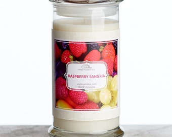 Raspberry Sangria Soy Ring Candle
