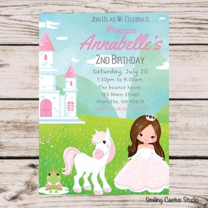 Princess Birthday Banner, Happy Birthday Banner INSTANT DOWNLOAD ...