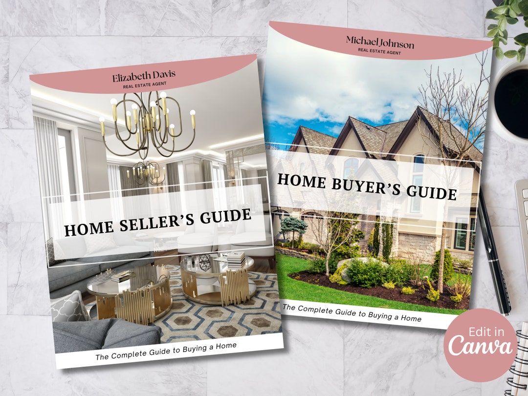 Pink Real Estate Buyer’s Guide, Home Selling Guide Bundle, Home Buyer ...