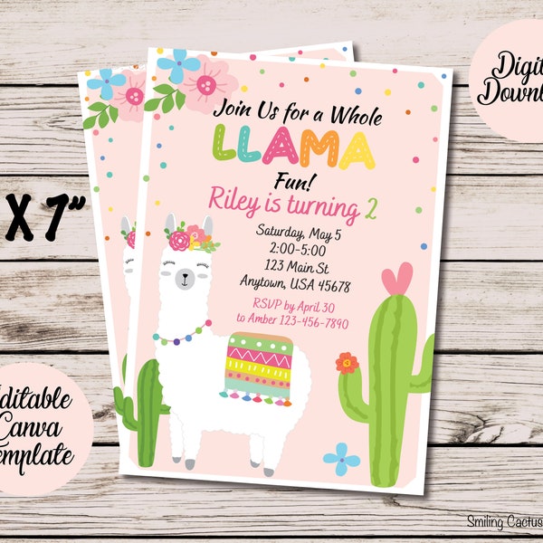 Llama Party - Etsy