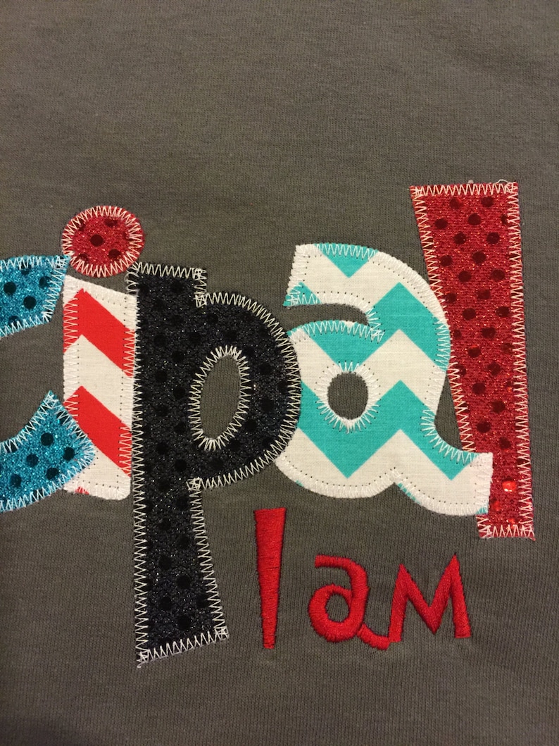 Principal I am Applique Blingy T-Shirt image 2