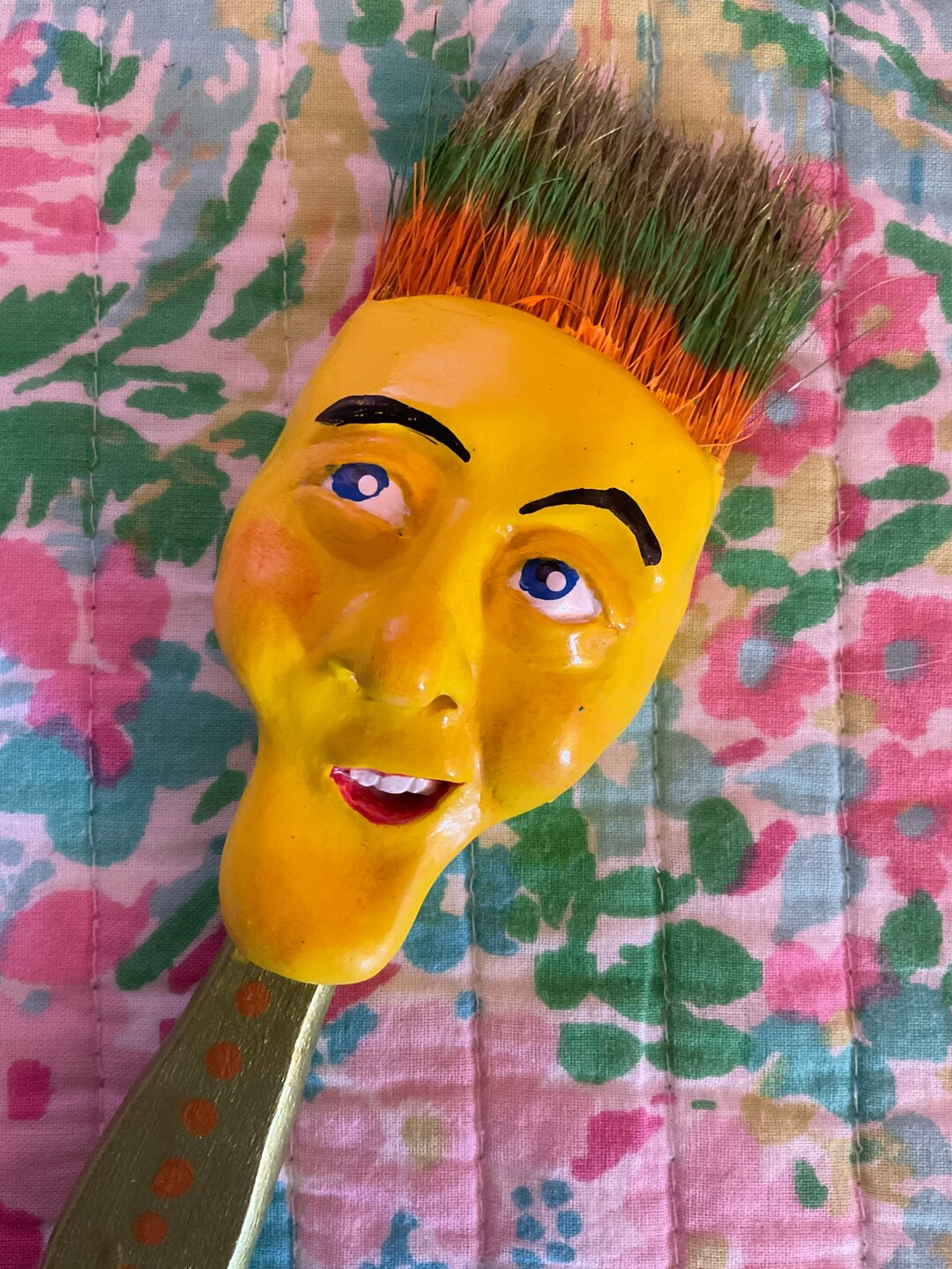 Altered Paintbrush in the Colors of All the Sweetness of a Pineapple