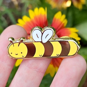 Long Bee - Hard Enamel Pin