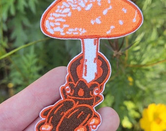 Pilz Käfer Aufnäher