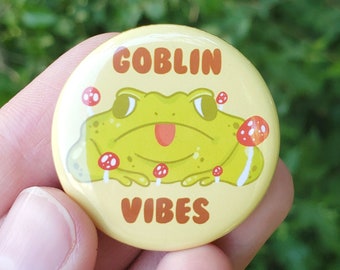 Goblin Vibes Frog 1,25" knop