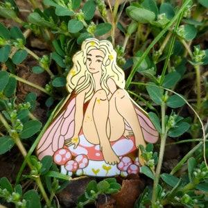 Toadstool Fairy - Hard Enamel Pin
