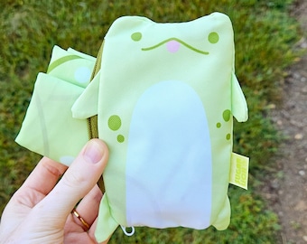 Frog Grocery Tote & Foldable Shopping Bag