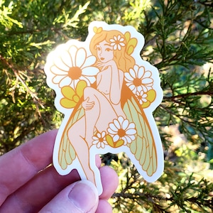 Daisy Fairy Sticker