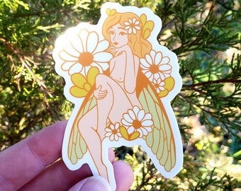 Daisy Fairy Sticker