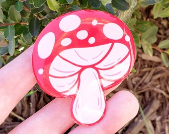 Mushroom Phone Grip - Acrylic Phone Holder