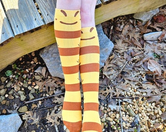 Bee Knee High Socks ₊⊹｡ BEEhigh Socks ₊⊹｡
