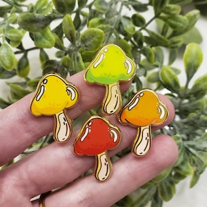 Mystery Mushroom Enamel Pin Blind Bag