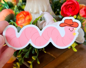 Adesivo Cowboy Worm