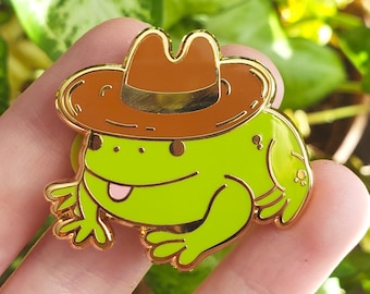 Cowboy Frog - Hard Enamel Pin