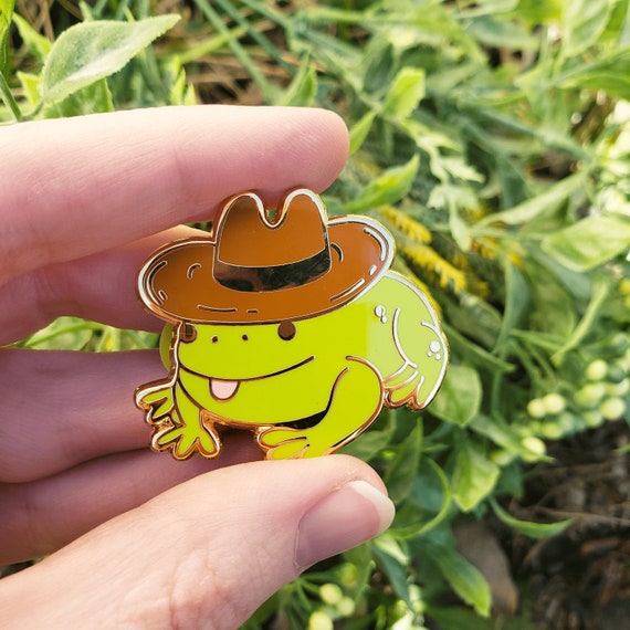 Cowboy Frog- Hard Enamel Pin
