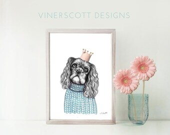 Cute Dog Print