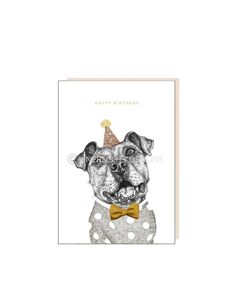 Cute Birthday Dog Card