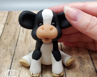 Molly! The "Mini Moo" Polymer Clay Sculpture