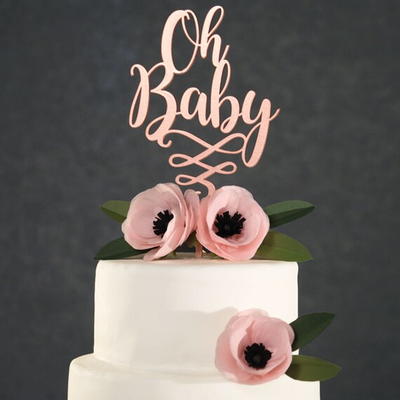 Baby Shower Cake Topper Rose Gold Oh Baby Cake Topper Rose Etsy Baby Shower Cake Topper Rose Gold Oh Baby Cake Topper Rose Etsy