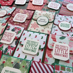 Assorted Christmas and Holiday Gift Card Holders - Festive Gift Card Holders - Thank You Gift Cards - Stocking Stuffers - Set of 2 image 8