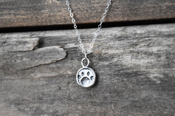 Dog Mom Necklace Solid Sterling Silver 