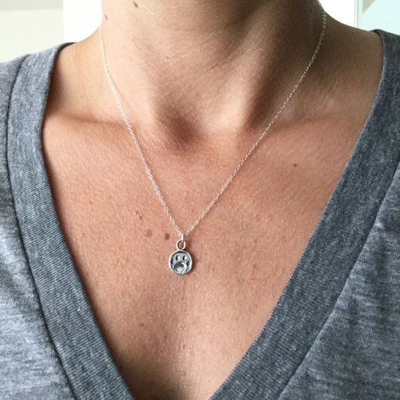 dog mom necklace sterling silver