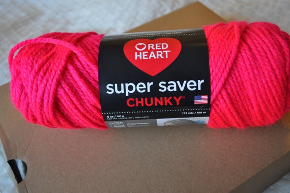 Red Heart Super Saver Chunky Yarn, Grenadine, Bulky Weight Yarn, Super  Saver Yarn, Pink Yarn, Pink Acrylic Yarn, Fuchsia Coloured Yarn, -   Denmark