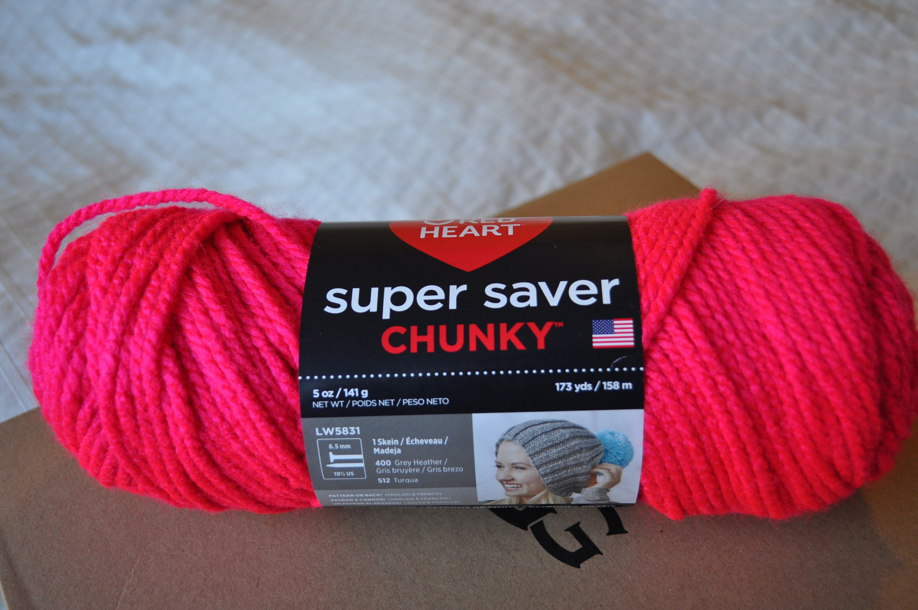 Red Hear Super Saver Chunky Yarn Grenadine Bulky Yarn Super Etsy Canada