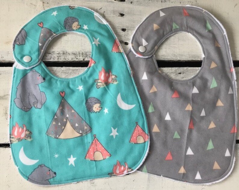 neutral baby bibs