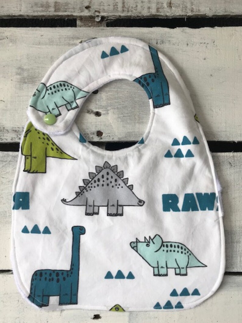 dinosaur baby bibs