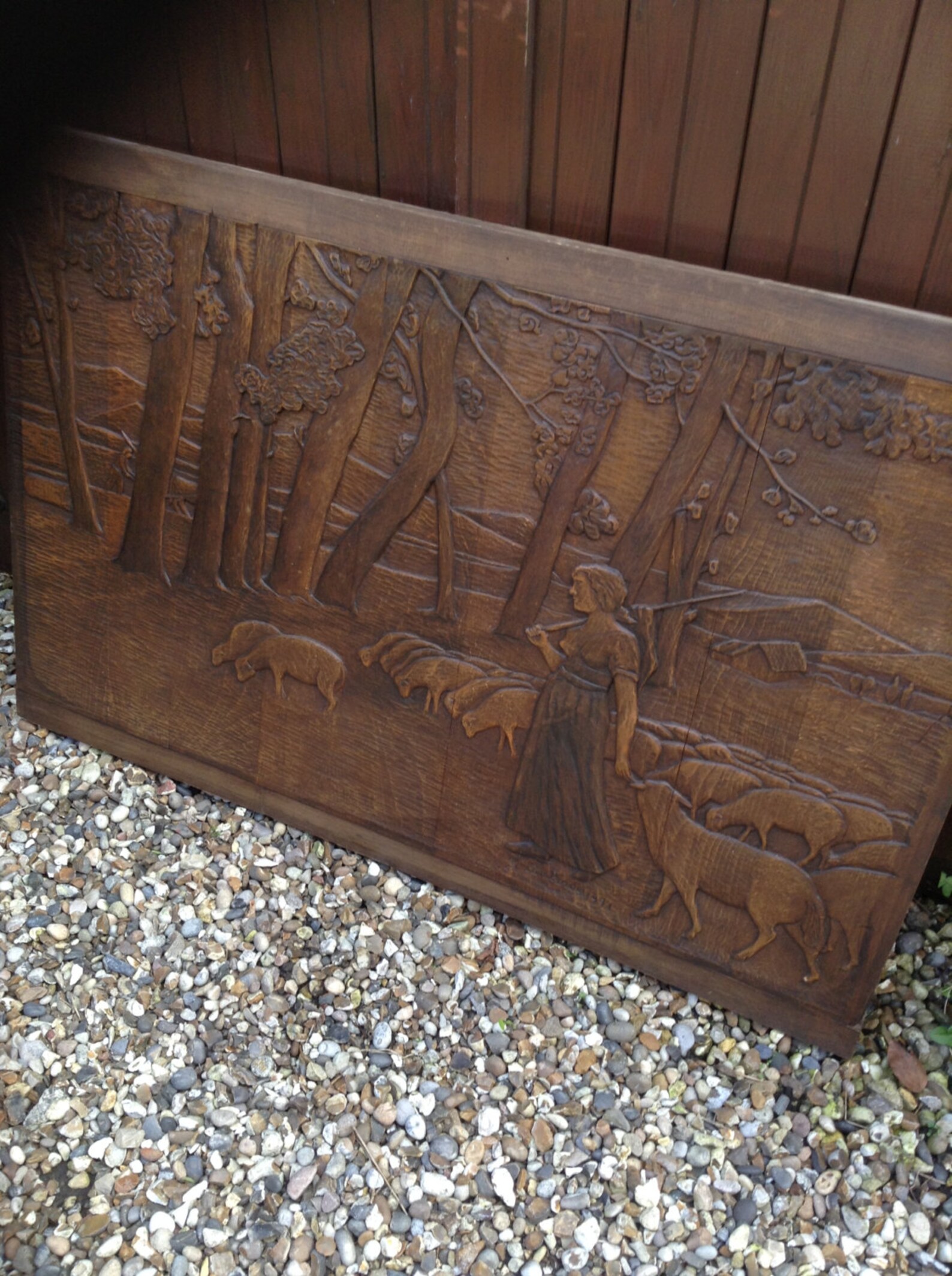Artisan Vintage Français période panneau en bois sculpté Etsy France