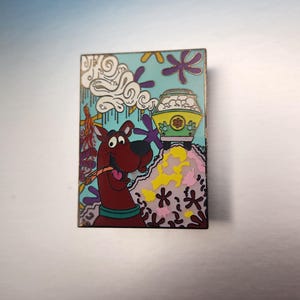 Sco0bee w/ a Do0bee canvas art to enamel PINS! From artist Dustin Derego
