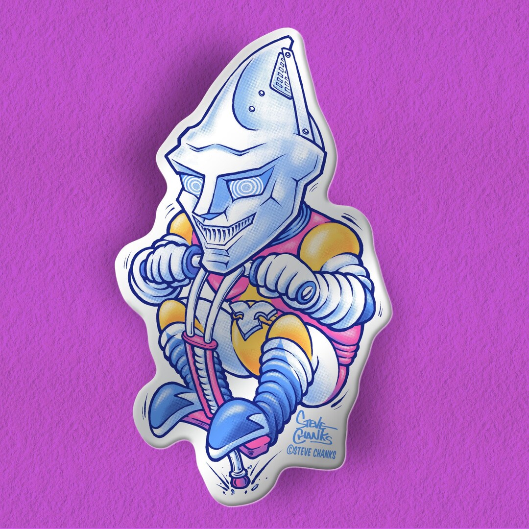 JET JAGUAR STICKER - 4x5 Inch by Steve Chanks - Etsy