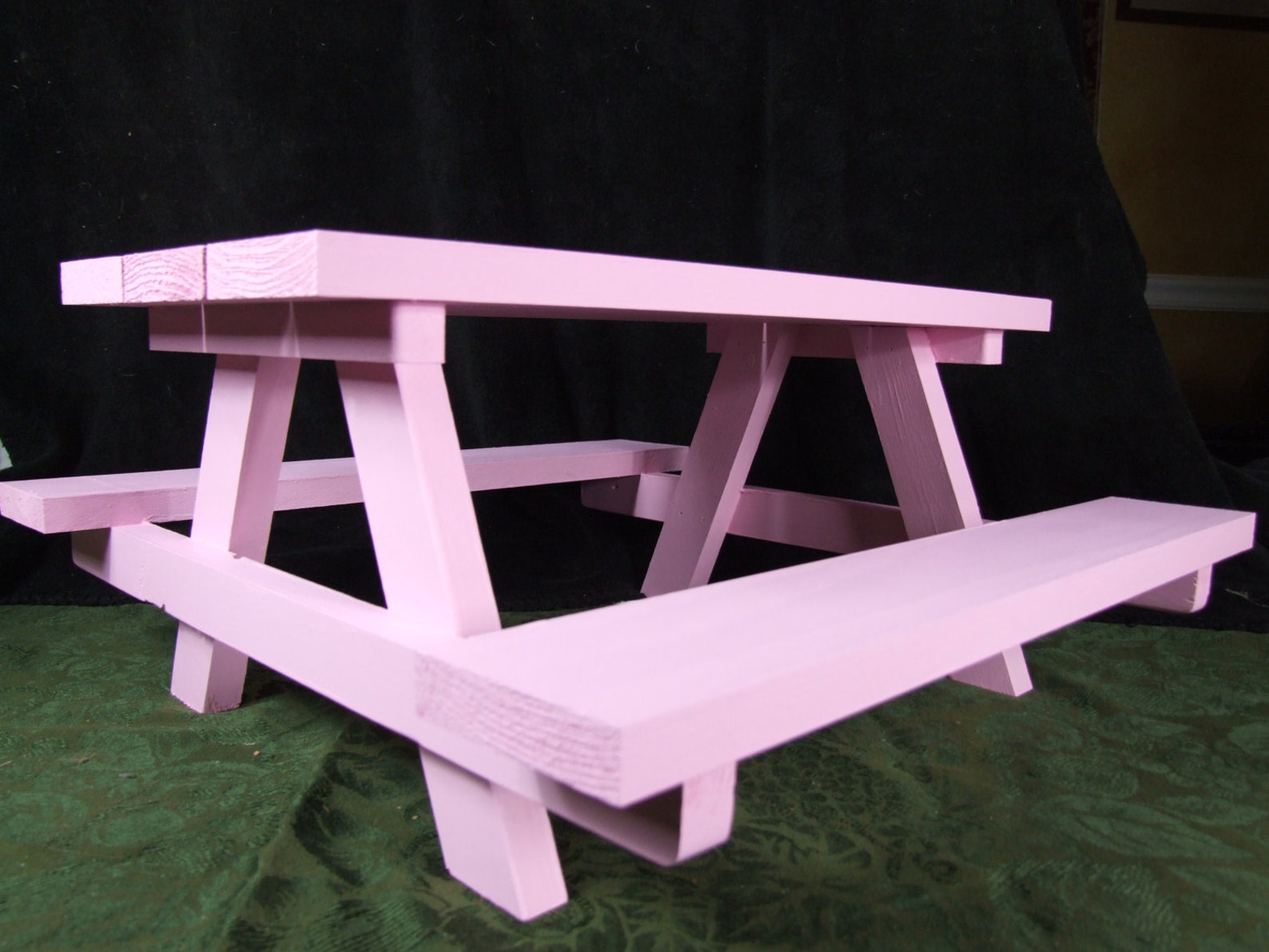 18 Doll Furniture Picnic Table Handmade for American Etsy