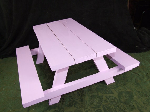 american girl doll picnic table