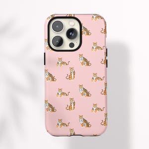 Custom Tiger Phone Case Personalized Tiger Phone Case For A Girl Iphone 16 Pro Max Case 15 14 13 Phone Case Galaxy S26 Case S25 S24 S23