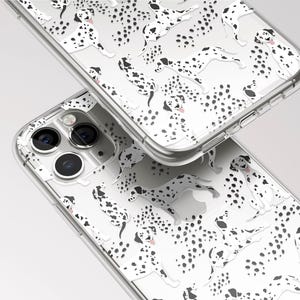 dalmatian clear phone case clear dalmatian dog phone case dog iphone case iphone 15 iphone 14 iphone pro iphone pro max iphone 13