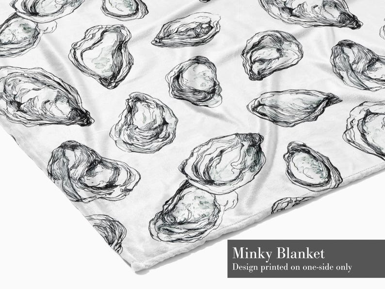 Oyster Throw Blanket Coastal Cottage Decor Fringed Woven Sofa Accent Couch Nautical Living Room Housewarming Gift Idea for Hostess Present image 7