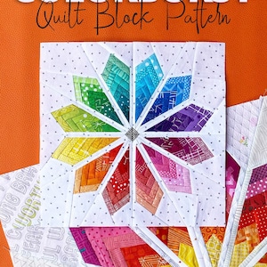 Colorburst Quilt Block Pattern