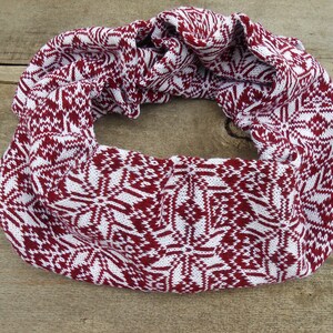 Latvian Scarf Scandinavian Infinity Scarf Knit Scarf Circle Scarf Women Scarf Men Scarf Winter Scarf Warm Scarf Winter Scarves