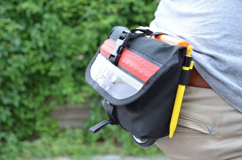 BELT PACK U lock holster hip bag from recycled tire and Etsy