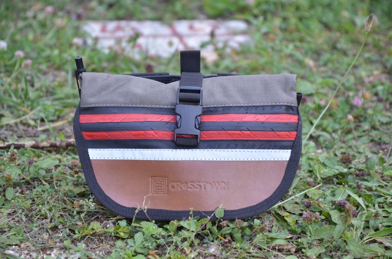 BELT PACK With U Lock Holster From Recycled Tire and CORDURA Etsy