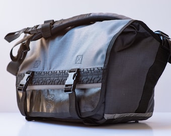 Borsa messenger impermeabile per bicicletta, borsa per laptop realizzata in tessuto Cordura 1000D, zaino per moto, borsa a tracolla per pendolari, zaino a tracolla