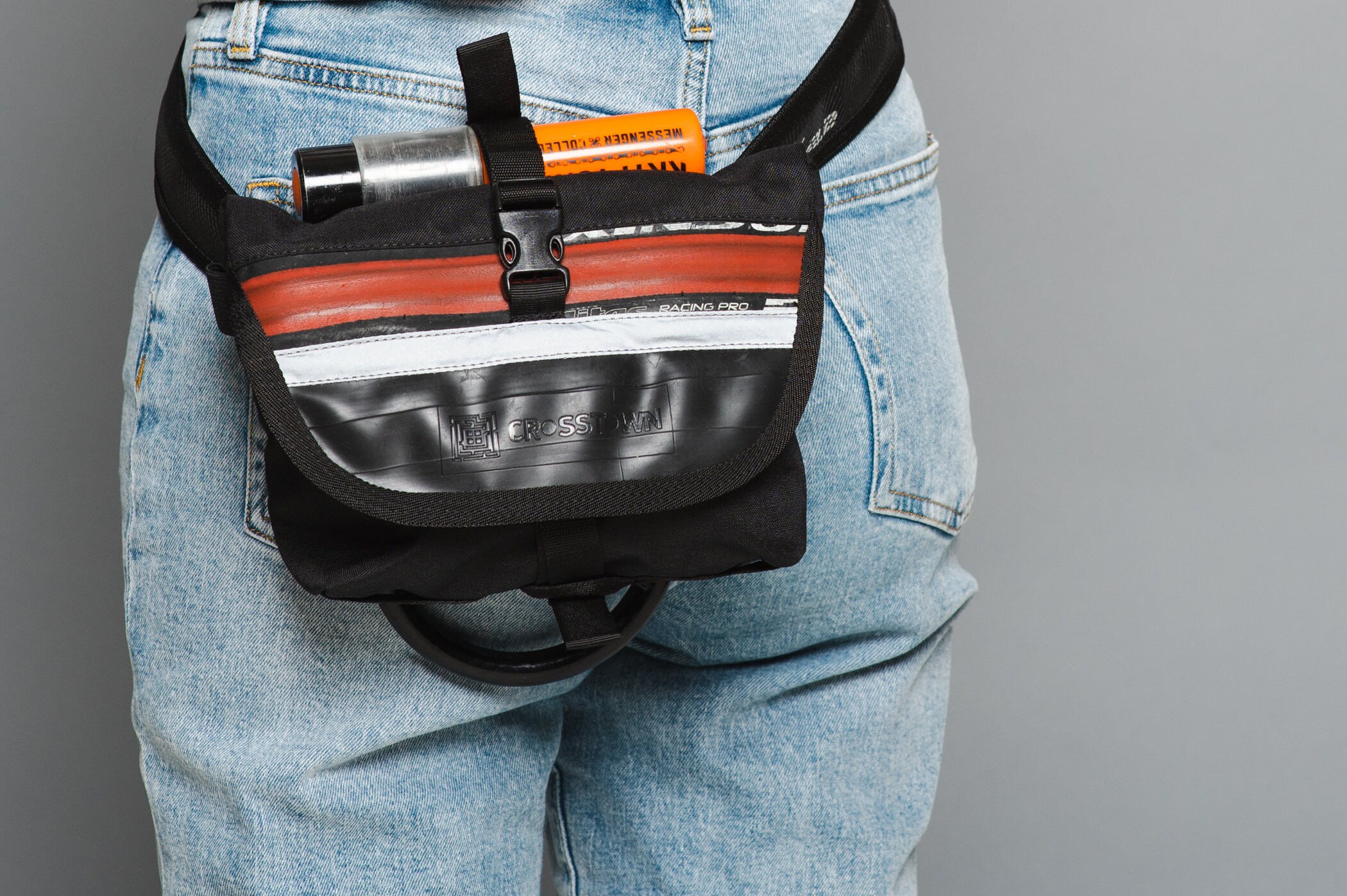 VEGAN Hip Bag With U Lock Holster Made From Recycled Tire and CORDURA Daypack EDC Pouch Etsy Ireland