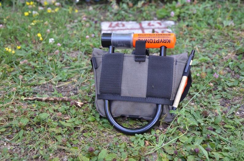 BELT PACK With U Lock Holster From Recycled Tire and CORDURA Etsy