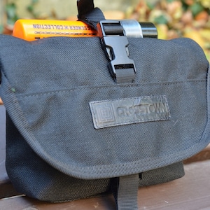 HIP BAG, cinto impermeável para bicicleta, coldre em cordura preta, bolsa de cintura, para deslocamento diário, suporte para cadeado de correio de bicicleta